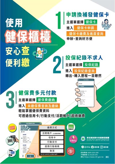 衛生福利部中央健康保險署「全民健保快易通APP」申辦健保卡與推廣申請虛擬健保卡