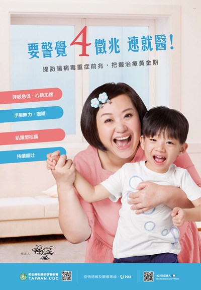 預防腸病毒重症 警覺四徵兆